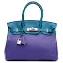 Hermès Blue Togo Birkin Retourne 30