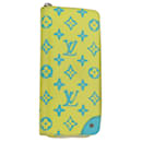 LOUIS VUITTON Playground Zippy Wallet Vertical Wallet Yellow M82005 Auth 124876V - Louis Vuitton