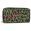 LOUIS VUITTON Monogram Graffiti Zippy Wallet Pink M93710 LV Auth 124717 - Louis Vuitton