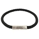 Hermes Pazal H Veau Swift Black Charm Bracelet - Hermès