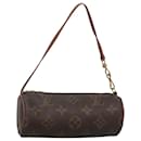 LOUIS VUITTON Monogram Papillon Pouch LV Auth SW860 - Louis Vuitton