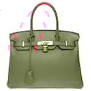 Sac HERMES Birkin 30 en Cuir Rose - 102618 - Hermès