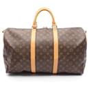 Louis Vuitton Keepall Bandouliere Monogram Coated Canvas Boston Bag