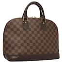 LOUIS VUITTON Damier Ebene Alma Hand Bag N51131 LV Auth 118055 - Louis Vuitton