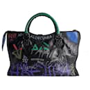 City Leather Shoulder Bag Black - Balenciaga
