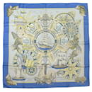 Hermes Silk Scarf - Kare 90 L'AIR MARIN - Hermès