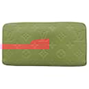 Louis Vuitton Long Wallet Monogram Empreinte Zippy M63691 Scarlet