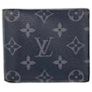 Louis Vuitton Monogram Eclipse Portefeuille Marco NM M62545 Wallet