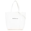 Balenciaga White Leather Everyday Tote XXS