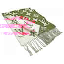 Louis Vuitton Beige and Red Stole