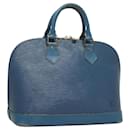 LOUIS VUITTON Epi Alma Hand Bag Toledo Blue M52145 LV Auth 118749 - Louis Vuitton