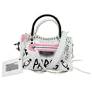NEW BALENCIAGA CITY GRAFFITI MINI 300295 SHOULDER BAG - Balenciaga