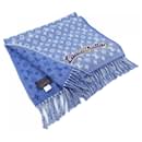 Louis Vuitton Blue Cashmere Stole