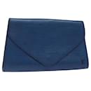 LOUIS VUITTON Clutch Art Déco Epi Azul M52635 LV Auth 125561 - Louis Vuitton