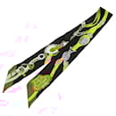 Hermès Black Brides de Gala Twilly Silk Scarf