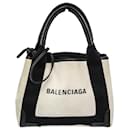 Balenciaga Navy Cabas XS Handbag