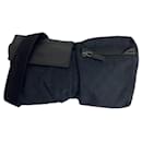 Gucci Black GG Canvas Fanny Pack