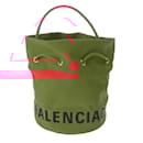 Balenciaga Wheel XS Drawstring Bucket Bag