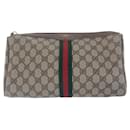 Gucci GG Supreme Canvas Clutch Bag