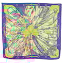 Hermès Blue Soleil de Soie Silk Scarf