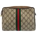 Gucci GG Supreme Canvas Clutch Bag