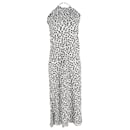 Rixo Marilyn Polka-Dot Dress in White Viscose - Autre Marque