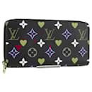 LOUIS VUITTON Monogram Game On Zippy Wallet Wallet Black M80323 LV Auth 126656M - Louis Vuitton