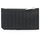 Bottega Veneta Black Leather Card Case