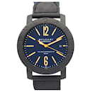 Bvlgari Carbon Gold Watch Leather Men's Blue BB40CL - Bulgari