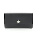 Bvlgari Bi-fold Long Wallet in Black Leather - Bulgari