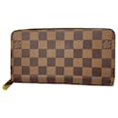 Louis Vuitton Long Wallet Damier Zippy N60015 Ebene
