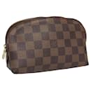 LOUIS VUITTON Damier Ebene Pochette Cosmetic PM Pouch N47516 LV Auth 121098 - Louis Vuitton