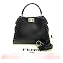 Fendi Peekaboo Iconic Mini Leather Handbag