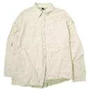 AULA AILA x B’2nd Faux Leather Shirt Ivory - Autre Marque