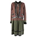 Chanel Wool COCO Mark Jacket Dress Ensemble
