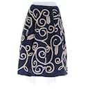 Embroidered navy skirt - Louis Vuitton