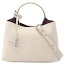 Tod's Timeless Micro Handbag in White Leather