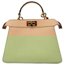 Fendi Peekaboo Handbag in Pink Leather