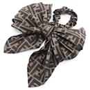 Fendi Zucca Silk Hair Tie