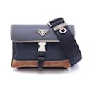 Prada Re Nylon Tessuto + Saffiano Shoulder Bag