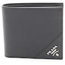 Prada Saffiano Metal Bi-fold Wallet