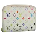 LOUIS VUITTON Monogram Multicolor Zippy Coin Purse White M93741 LV Auth 126806 - Louis Vuitton