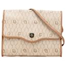 Dior Brown Honeycomb Coated Canvas Crossbody