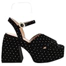 Black Velvet Heels - Autre Marque