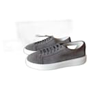 Santoni Sneaker Clean Icon Taupe Grau EU40.5 UK6 NP520€ Shoes