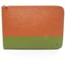 Louis Vuitton Poche Document Epi Clutch Bag