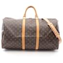 Louis Vuitton Keepall Bandouliere 55 Monogram Boston Bag