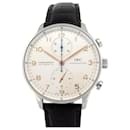 IWC PORTUGIESER CHRONO STEEL 41 MM AUTOMATIC CHRONOGRAPH WATCH