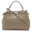 Fendi Peekaboo Leather 2way Bag