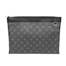 Louis Vuitton Monogram Eclipse Pochette Discovery Clutch Bag